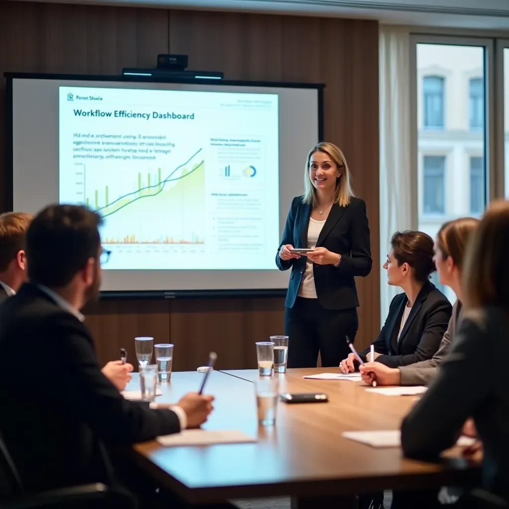 Modern office environment